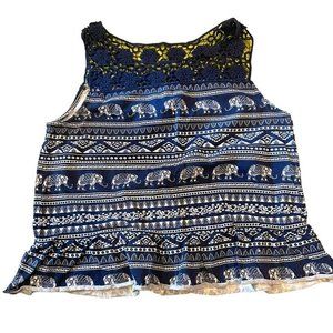 Forever 21 Aztec Print Tank‎ Top Girls - XL - Like New Condition